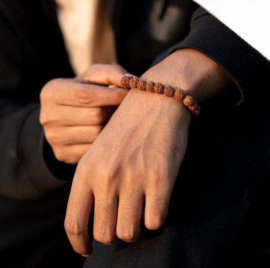 5 Mukhi Rudraksha Bracelet – Pack of 1 (Original & Energized)