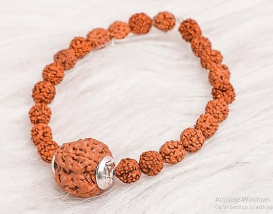 7 Mukhi Rudraksha Bracelet – Energized for Wealth, Protection & Inner Strength