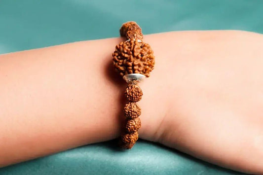 7 Mukhi Rudraksha Bracelet – Energized for Wealth, Protection & Inner Strength