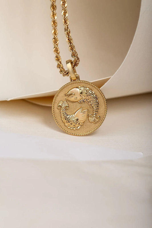 Gold Plated Zodiac Sign Necklace – Wear Your Stars in Style